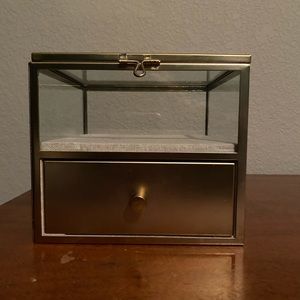 West Elm Gold Jewelry Box
